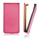 CUSTODIA VERTICALE SLIM FLIP PELLE SAMSUNG NOTE2 N7100, N7105 COLORE ROSA