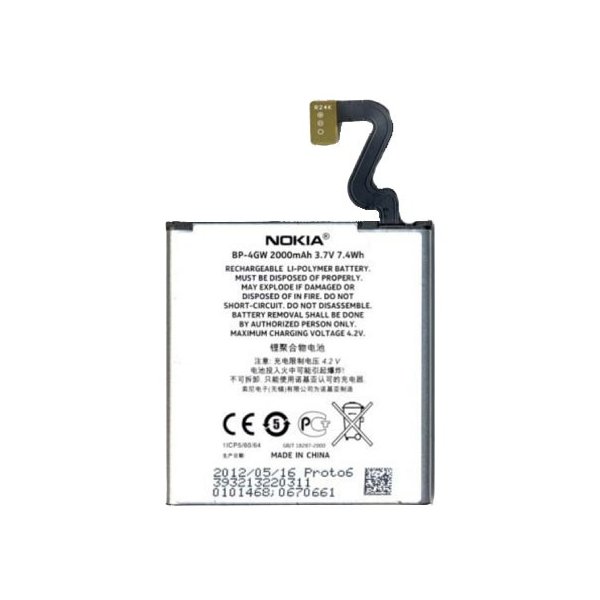 BATTERIA ORIGINALE NOKIA BP-4GW per NOKIA LUMIA 920 2000mAh BULK