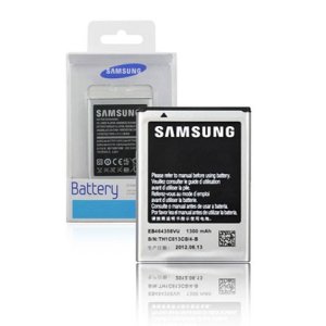 BATTERIA ORIGINALE SAMSUNG EB464358VU per S7500 GALAXY ACE PLUS, S6500 GALAXY MINI 2 - 1300 mAh BLISTER SEGUE COMPATIBILITA'..