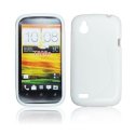 CUSTODIA GEL TPU SILICONE DOUBLE per HTC DESIRE X T328e COLORE BIANCO