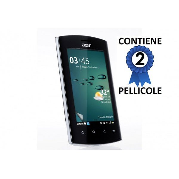 PELLICOLA PROTEGGI DISPLAY ACER LIQUID METAL CONFEZIONE 2 PEZZI