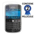 PELLICOLA PROTEGGI DISPLAY BLACKBERRY 9000 BOLD CONFEZIONE 2 PEZZI