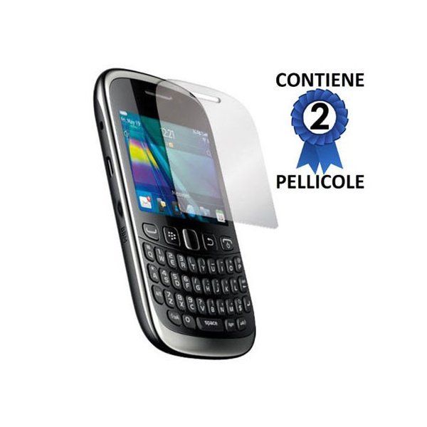 PELLICOLA PROTEGGI DISPLAY BLACKBERRY 9220, 9320 CONFEZIONE 2 PEZZI