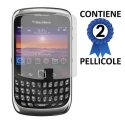 PELLICOLA PROTEGGI DISPLAY BLACKBERRY Curve 3G 9300 CONFEZIONE 2 PEZZI