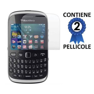 PELLICOLA PROTEGGI DISPLAY BLACKBERRY Curve 9320, 9310 CONFEZIONE 2 PEZZI