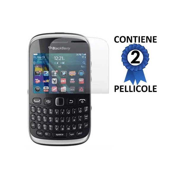 PELLICOLA PROTEGGI DISPLAY BLACKBERRY Curve 9320, 9310 CONFEZIONE 2 PEZZI