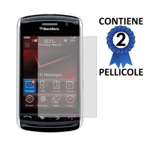 PELLICOLA PROTEGGI DISPLAY BLACKBERRY Storm 9500, Storm 9530 CONFEZIONE 2 PEZZI