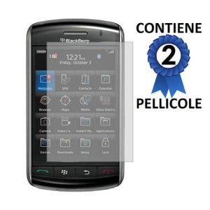 PELLICOLA PROTEGGI DISPLAY BLACKBERRY Storm2 9520, Storm2 9550 CONFEZIONE 2 PEZZI