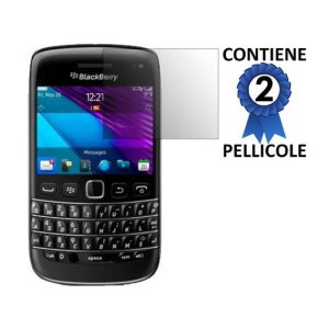 PELLICOLA PROTEGGI DISPLAY BLACKBERRY Bold 9790 CONFEZIONE 2 PEZZI