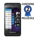 PELLICOLA PROTEGGI DISPLAY BLACKBERRY Z10 CONFEZIONE 2 PEZZI