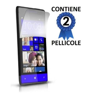 PELLICOLA PROTEGGI DISPLAY HTC 8S CONFEZIONE 2 PEZZI