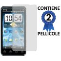 PELLICOLA PROTEGGI DISPLAY HTC EVO 3D, EVO 3D CDMA CONFEZIONE 2 PEZZI