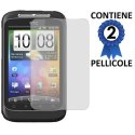 PELLICOLA PROTEGGI DISPLAY HTC G13 WILDFIRE S CONFEZIONE 2 PEZZI