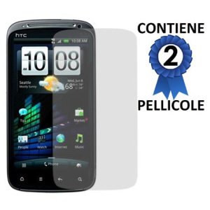 PELLICOLA PROTEGGI DISPLAY HTC G14 SENSATION, SENSATION XE CONFEZIONE 2 PEZZI