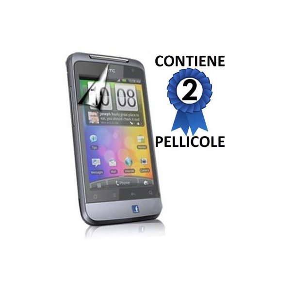 PELLICOLA PROTEGGI DISPLAY HTC G15 SALSA CONFEZIONE 2 PEZZI