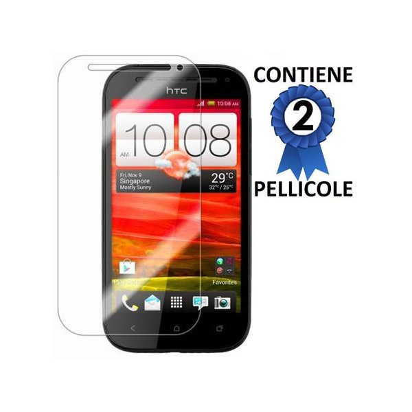 PELLICOLA PROTEGGI DISPLAY HTC ONE SV CONFEZIONE 2 PEZZI