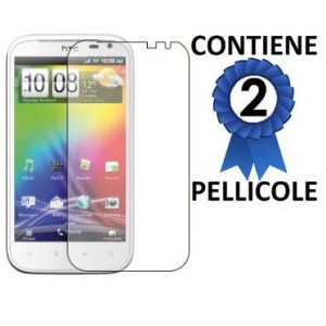 PELLICOLA PROTEGGI DISPLAY HTC RUNNYMEDE CONFEZIONE 2 PEZZI