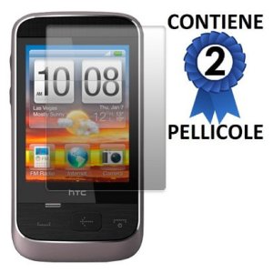 PELLICOLA PROTEGGI DISPLAY HTC SMART CONFEZIONE 2 PEZZI