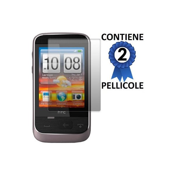 PELLICOLA PROTEGGI DISPLAY HTC SMART CONFEZIONE 2 PEZZI