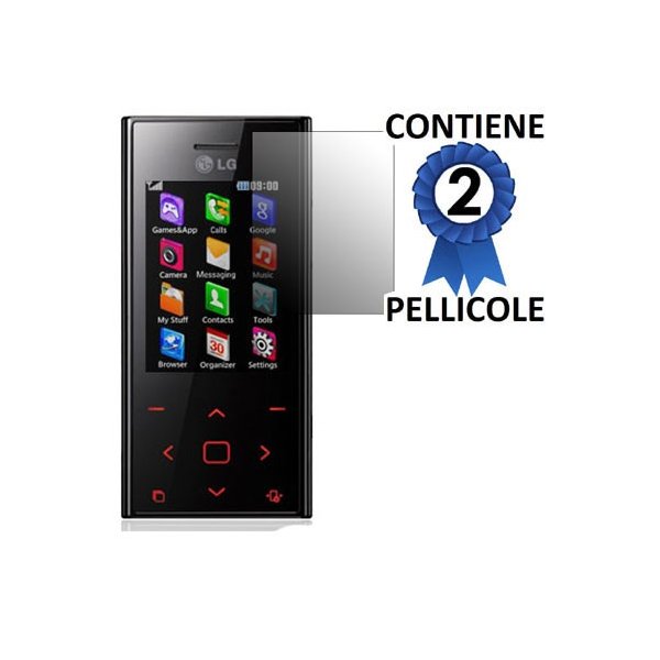 PELLICOLA PROTEGGI DISPLAY LG BL20 NEW CHOCOLATE CONFEZIONE 2 PEZZI