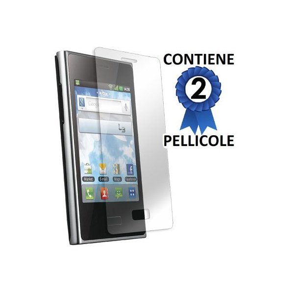 PELLICOLA PROTEGGI DISPLAY LG E400 Optimus L3 CONFEZIONE 2 PEZZI