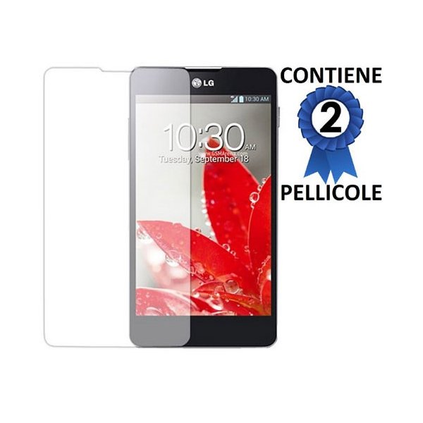 PELLICOLA PROTEGGI DISPLAY LG Optimus G E971, E973, E975, F180 CONFEZIONE 2 PEZZI