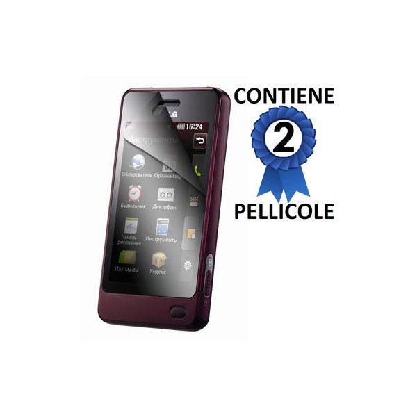 PELLICOLA PROTEGGI DISPLAY LG GD510 CONFEZIONE 2 PEZZI