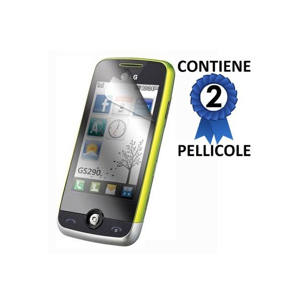 PELLICOLA PROTEGGI DISPLAY LG GS290 COOKIE FRESH CONFEZIONE 2 PEZZI