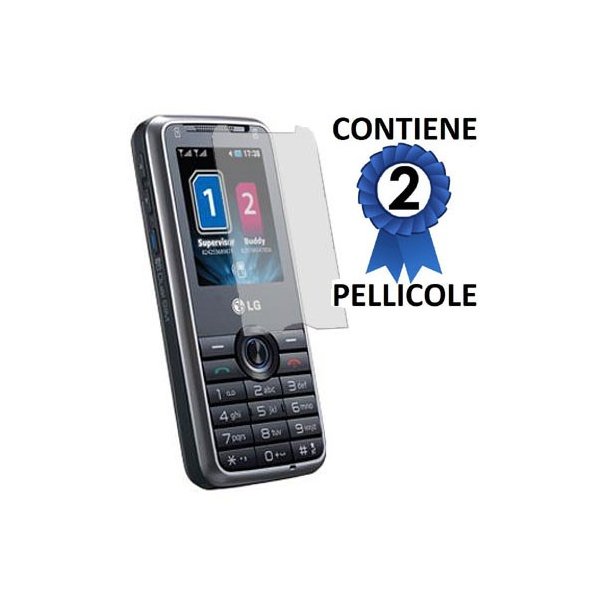 PELLICOLA PROTEGGI DISPLAY LG GX200 CONFEZIONE 2 PEZZI