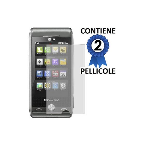 PELLICOLA PROTEGGI DISPLAY LG GX500 CONFEZIONE 2 PEZZI