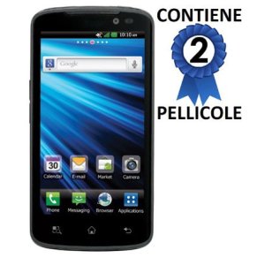 PELLICOLA PROTEGGI DISPLAY LG P936 Optimus True HD LTE CONFEZIONE 2 PEZZI