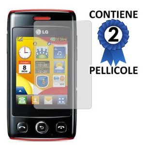 PELLICOLA PROTEGGI DISPLAY LG T300 Cookie Lite CONFEZIONE 2 PEZZI