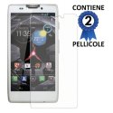 PELLICOLA PROTEGGI DISPLAY MOTOROLA RAZR HD CONFEZIONE 2 PEZZI