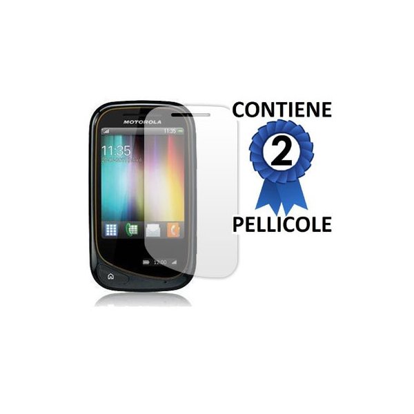 PELLICOLA PROTEGGI DISPLAY MOTOROLA WILDER EX130 CONFEZIONE 2 PEZZI