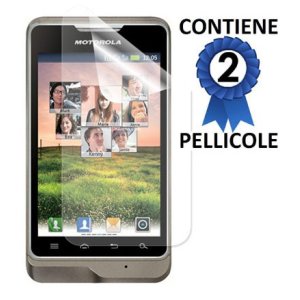 PELLICOLA PROTEGGI DISPLAY MOTOROLA XT390 MOTOSMART CONFEZIONE 2 PEZZI