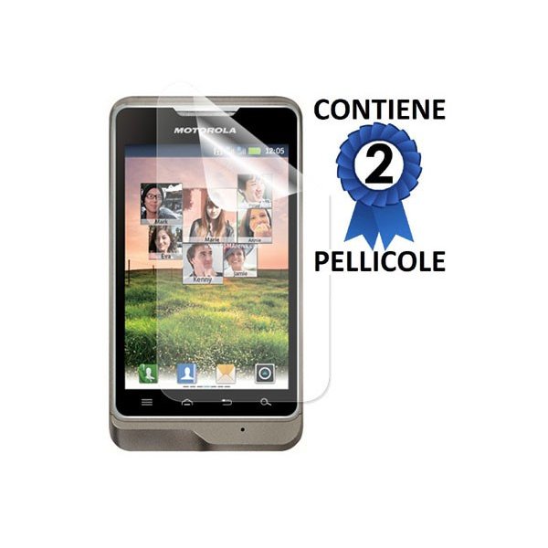 PELLICOLA PROTEGGI DISPLAY MOTOROLA XT390 MOTOSMART CONFEZIONE 2 PEZZI