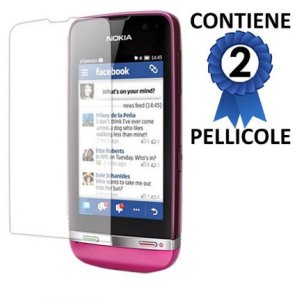 PELLICOLA PROTEGGI DISPLAY NOKIA 311 ASHA CONFEZIONE 2 PEZZI