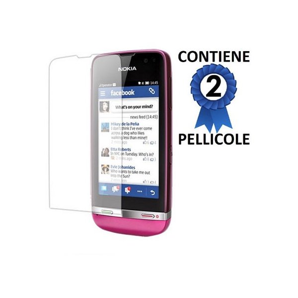 PELLICOLA PROTEGGI DISPLAY NOKIA 311 ASHA CONFEZIONE 2 PEZZI