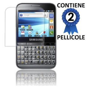 PELLICOLA PROTEGGI DISPLAY SAMSUNG B7510 Galaxy Pro CONFEZIONE 2 PEZZI