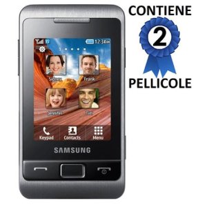 PELLICOLA PROTEGGI DISPLAY SAMSUNG C3330 CHAMP 2 CONFEZIONE 2 PEZZI