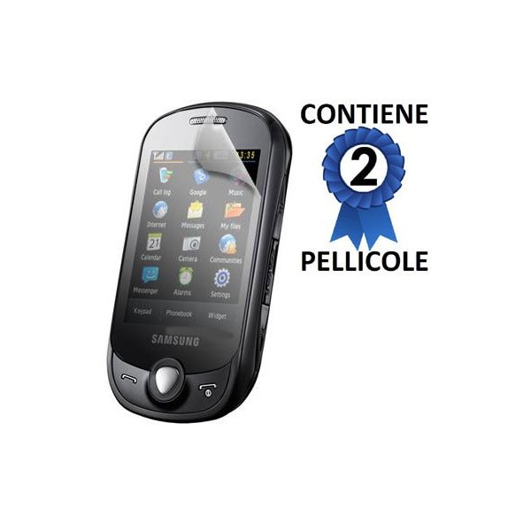 PELLICOLA PROTEGGI DISPLAY SAMSUNG C3510 CORBY CONFEZIONE 2 PEZZI