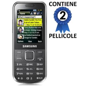 PELLICOLA PROTEGGI DISPLAY SAMSUNG C3530 CONFEZIONE 2 PEZZI