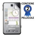 PELLICOLA PROTEGGI DISPLAY SAMSUNG F480 CONFEZIONE 2 PEZZI