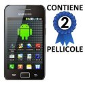 PELLICOLA PROTEGGI DISPLAY SAMSUNG i589 GALAXY ACE DUOS CONFEZIONE 2 PEZZI