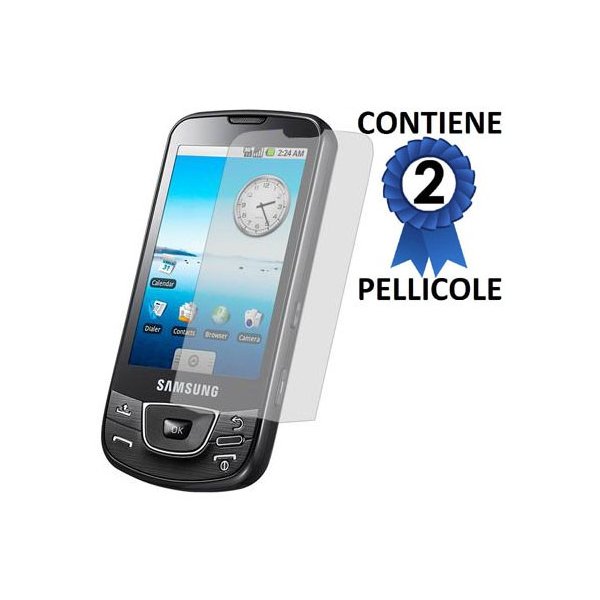 PELLICOLA PROTEGGI DISPLAY SAMSUNG i7500 Galaxy CONFEZIONE 2 PEZZI