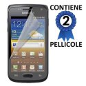 PELLICOLA PROTEGGI DISPLAY SAMSUNG i8150 GALAXY W, GALAXY WONDER CONFEZIONE 2 PEZZI