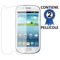 PELLICOLA PROTEGGI DISPLAY SAMSUNG i8190 Galaxy S3 Mini, I8200 Galaxy S3 Mini VE CONFEZIONE 2 PEZZI