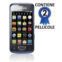 PELLICOLA PROTEGGI DISPLAY SAMSUNG i8520 GALAXY BEAM CONFEZIONE 2 PEZZI