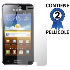 PELLICOLA PROTEGGI DISPLAY SAMSUNG i8530 GALAXY BEAM CONFEZIONE 2 PEZZI