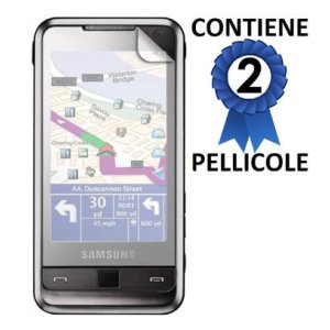 PELLICOLA PROTEGGI DISPLAY SAMSUNG i900 CONFEZIONE 2 PEZZI